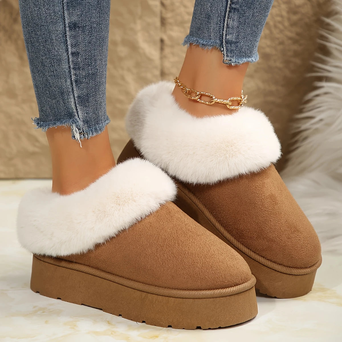 Pantubota Botin de Mujer Invierno 13 Yassne Marrón