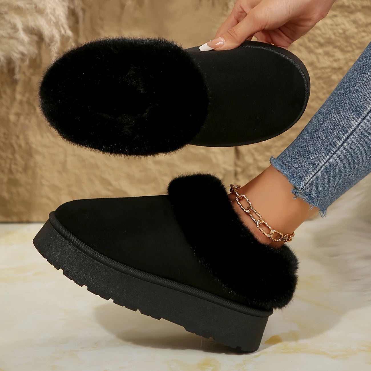 Pantubota Botin de Mujer Invierno 13 Yassne Negro